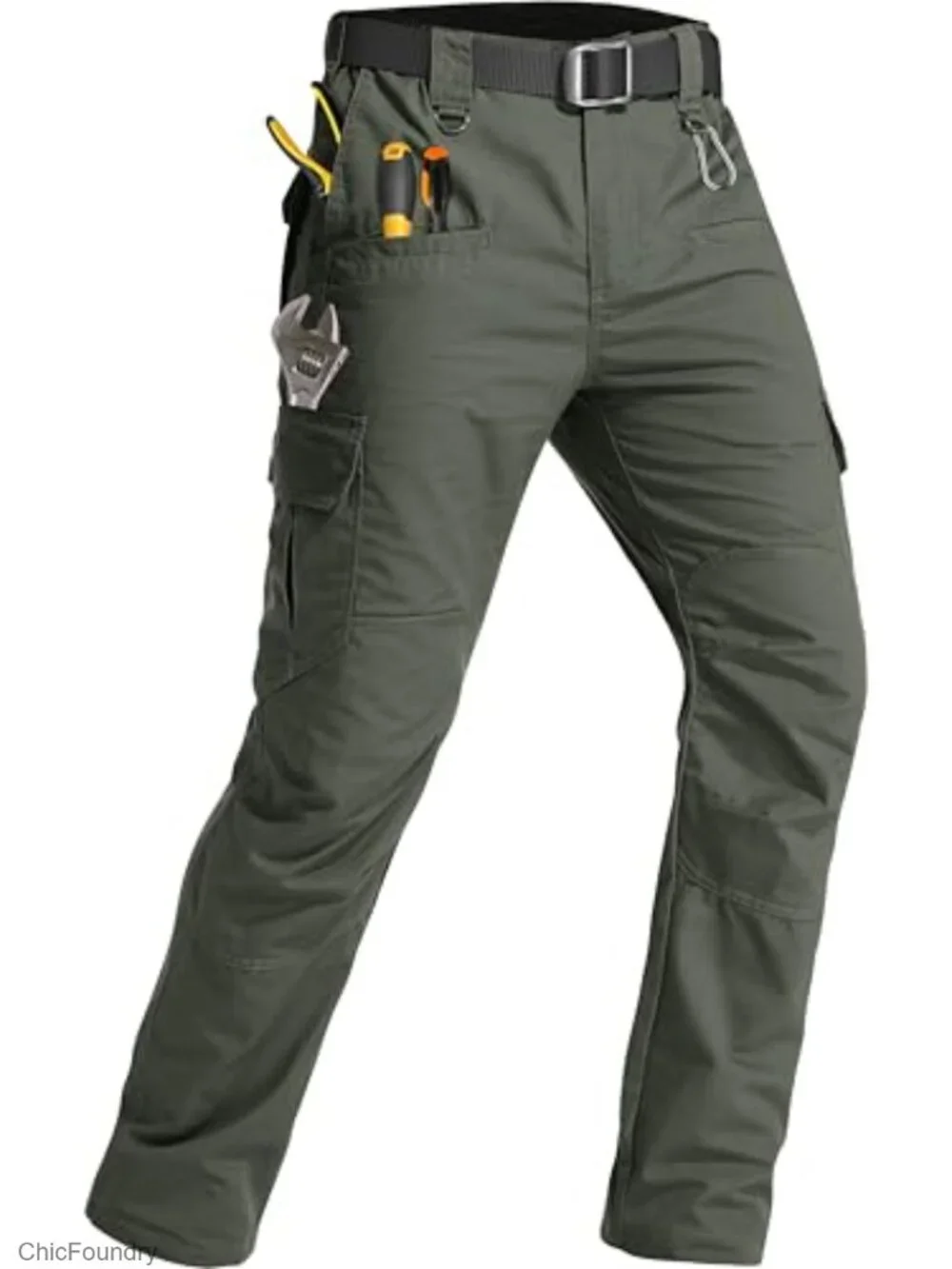 Men's Tactical Pants Lightweight Water Resistant Cargo Pants Flex Ripstop EDC